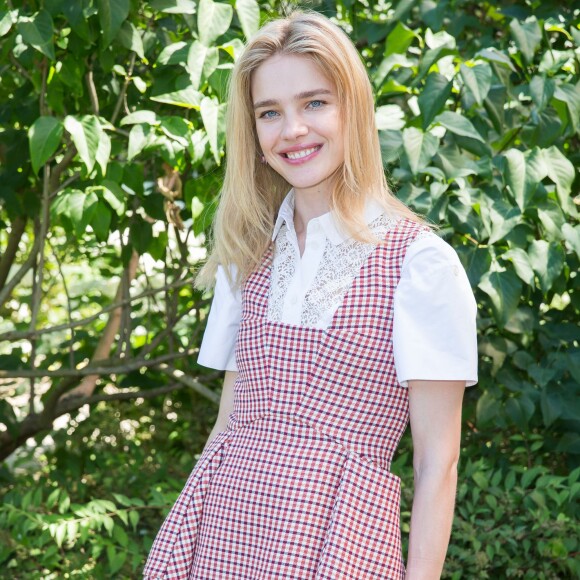Natalia Vodianova - Photocall au défilé de mode "Christian Dior", collection Haute-Couture automne-hiver 2015/2016 au Musée Rodin à Paris, le 6 juillet 2015.