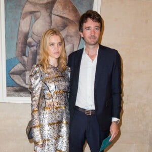 Natalia Vodianova et son compagnon Antoine Arnault - Défilé de mode masculine Berluti PAP Printemps / été 2016 au musée Picasso à Paris le 26 juin 2015.