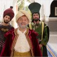  William Lebghil, Michel Blanc et Jean-Paul Rouve dans Les Nouvelles aventures d'Aladin. 