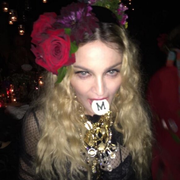 Madonna lors de sa fête d'anniversaire le 16 août 2015