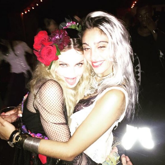 Madonna et sa fille Lourdes lors de la fête pour ses 57 ans, me 16 août 2015