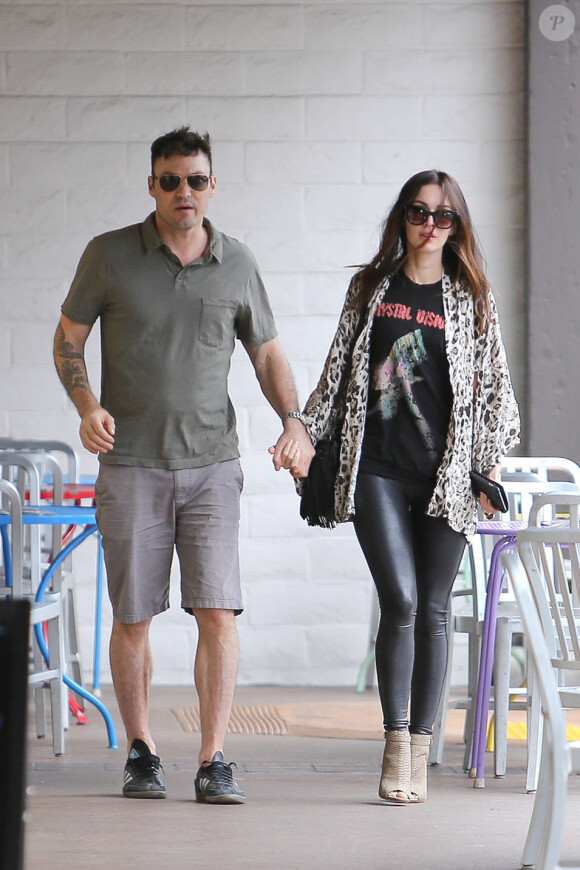 Megan fox et Brian Austin Green à Beverly Hills le 10 juin 2015.