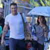 Exclusif - Megan Fox et son mari Brian Austin Green et leur fils se promènent à Los Angeles Le 26 septembre 2014