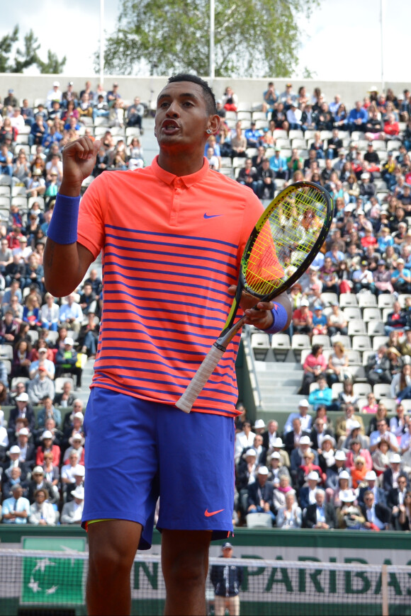 Nick Kyrgios à Roland-Garros, le 30 mai 2015. 