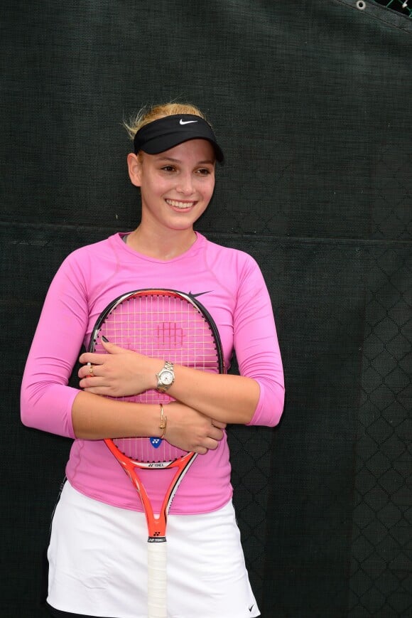 Donna Vekic participate in the 25th Annual Chris Evert/Raymond James Pro-Celebrity Tennis Classic at Delray Beach Tennis Center in Hollywood, FL, USA on November 23, 2014. Photo by JL/ddp USA/ABACAPRESS.COM25/11/2014 - Los Angeles