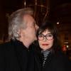 Exclusif - Pierre Arditi et sa femme Evelyne Bouix - Inauguration du Café Pouchkine à Saint-Germain-des-Prés, Paris le 22 janvier 2015. 