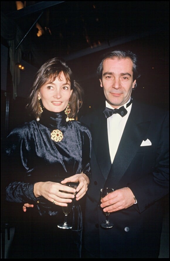 Pierre Arditi et Evelyne Bouix - Soirée des 40 ans de la maison Dior en 1987