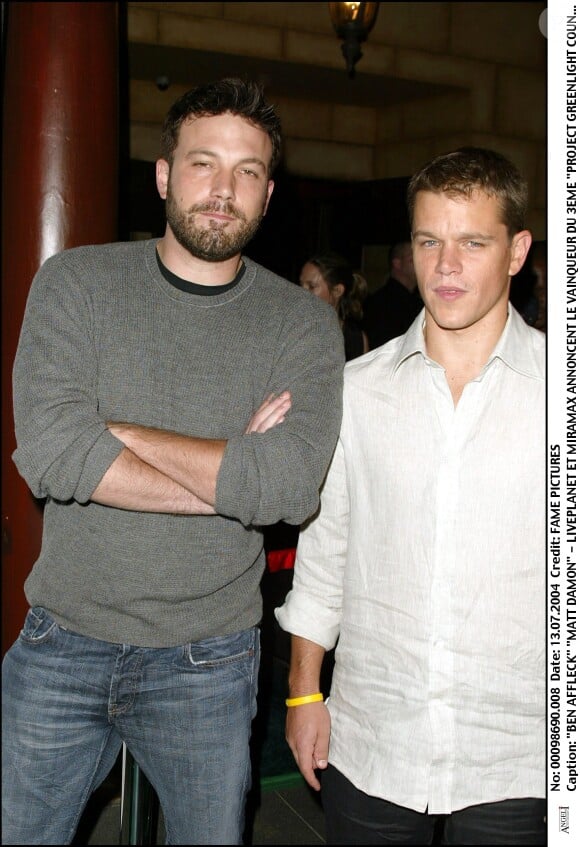 Ben Affleck, Matt Damon à Hollywood en 2004