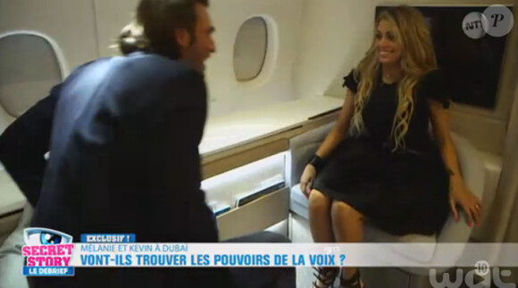 Kevin et Mélanie de Secret Story 9 : leur aventure à Dubai. Photos exclusives dévoilées dans Le Debrief, le 24 aout 2015, sur NT1
