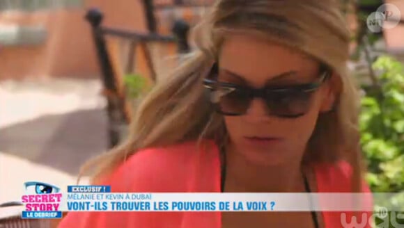 Kevin et Mélanie de Secret Story 9 : leur aventure à Dubai. Photos exclusives dévoilées dans Le Debrief, le 24 aout 2015, sur NT1