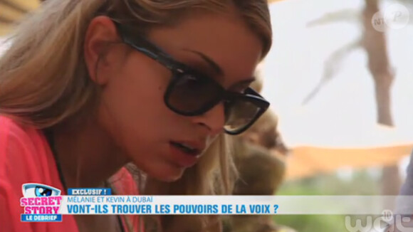 Kevin et Mélanie de Secret Story 9 : leur aventure à Dubai. Photos exclusives dévoilées dans Le Debrief, le 24 aout 2015, sur NT1