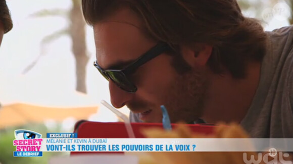Kevin et Mélanie de Secret Story 9 : leur aventure à Dubai. Photos exclusives dévoilées dans Le Debrief, le 24 aout 2015, sur NT1