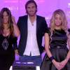 Kevin et Claudia, en couple, et Mélanie dans Secret Story 9, sur TF1, le vendredi 21 aout 2015