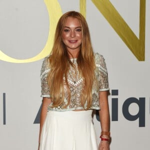 Lindsay Lohan au gala de charité "NSPCC Art" à Londres. Le 30 juin 2015