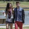 Justin Bieber et Selena Gomez se promène à Van Nuys le 30 juin 2012