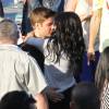 Justin Bieber et Selena Gomez à Los Angeles, le 21 avril 2012