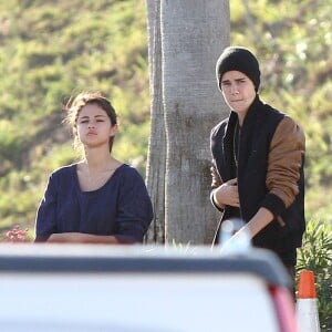 Justin Bieber et Selena Gomez en Floride, le 12 mars 2012 