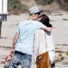 Selena Gomez et Justin Bieber sur la plage à Malibu, le 23 septembre 2011  