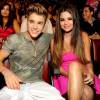 Justin Bieber et Selena Gomez lors des Teen Choice Awards à Los Angeles, le 22 juillet 2012