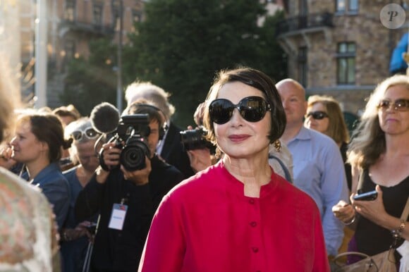 Isabella Rossellini, fille d'Ingrid Bergman - Projection du documentaire "Je suis Ingrid" à Stockholm le 24 août 2015.