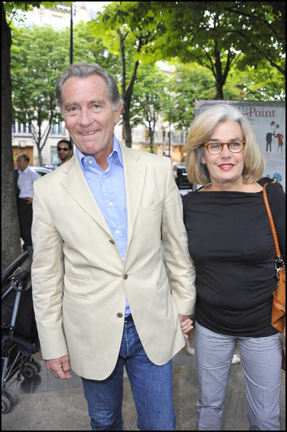 William Leymergie et sa femme - Gala de la fondation "Culture et diversité" au théâtre du Rond Point à Paris le 30 mai 2011.