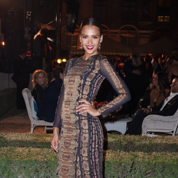 Jessica Alba lors de la soirée Tory Burch Paris à Paris le 7 juillet 2015