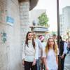 La reine Rania de Jordanie et sa fille la princesse Iman participaient le 16 août 2015 à Amman à une marche initiée par l'association Out and About.