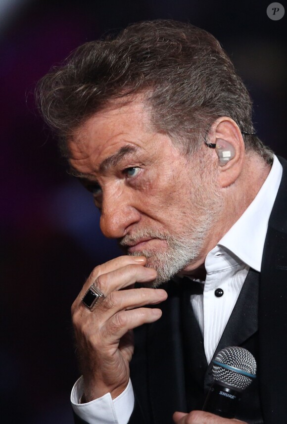 Exclusif - Eddy Mitchell - Enregistrement de l'émission Spécial Johnny Hallyday, "Johnny, la soirée événement", diffusée sur TF1 le 20 décembre 2014.