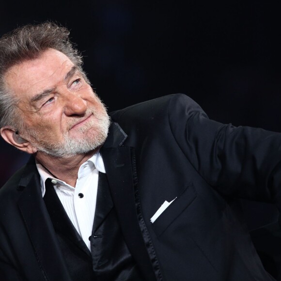 Exclusif - Eddy Mitchell - Enregistrement de l'émission Spécial Johnny Hallyday, "Johnny, la soirée événement", diffusée sur TF1 le 20 décembre 2014.