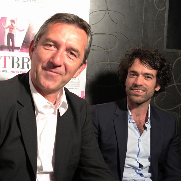 Pascal Chaumeil et romain Duris à Londres, le 25 mai 2010.