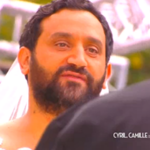 Mariage de Cyril Hanouna et Camille Combal - Emission Touche pas à mon poste sur D8, le 31 août 2015.