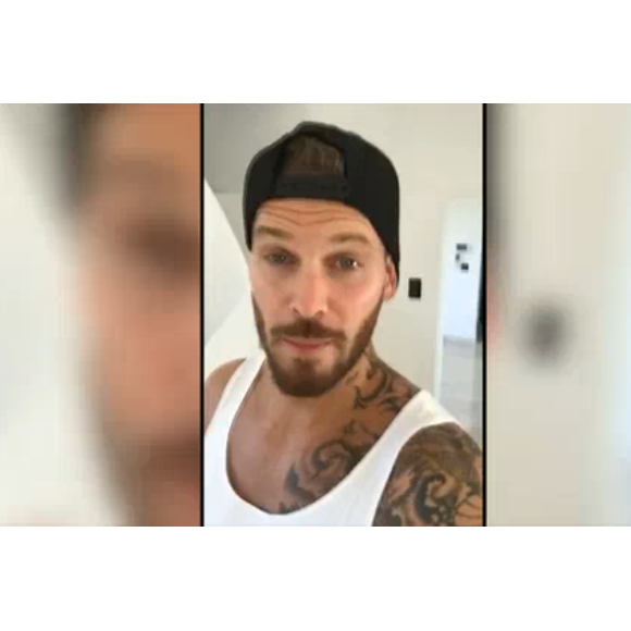 M. Pokora souhaite une bonne rentrée à TPMP - Emission Touche pas à mon poste sur D8, le 31 août 2015.