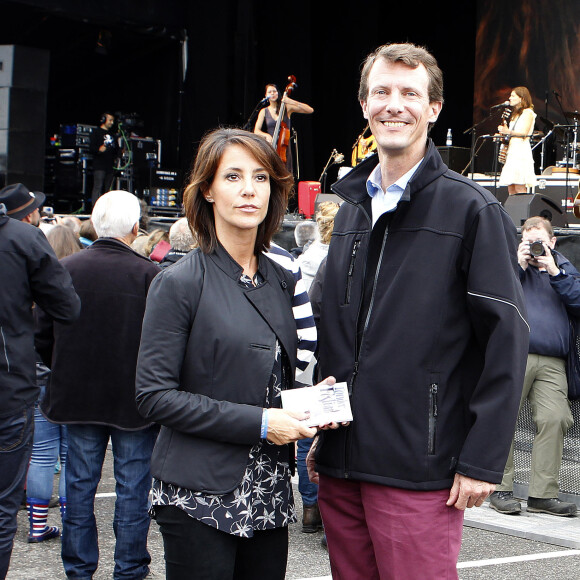 La princesse Marie et le prince Joachim de Danemark au Festival de musique de Tønder, dont Marie est la marraine, le 30 août 2015.
