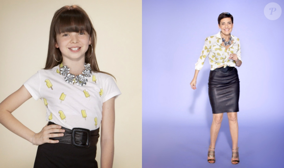 Cristina Cordula et son double en miniature, dans la nouvelle campagne publicitaire de M6 pour la rentrée 2015.
