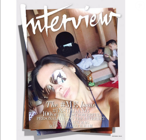Victoria Beckham en une du magazine Interview, photo publiée le 1er septembre 2015