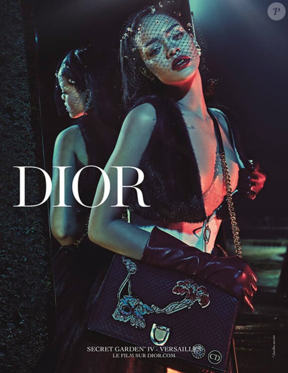 Rihanna, héroïne du minifilm Dior Secret Garden IV. Mai 2015.
