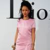 Rihanna au défilé Christian Dior collection croisière 2015 à Brooklyn. Mai 2014.