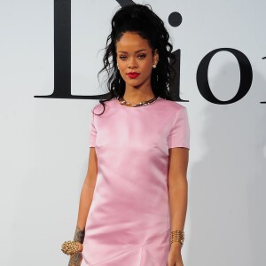 Rihanna au défilé Christian Dior collection croisière 2015 à Brooklyn. Mai 2014.