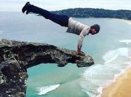 Kellan Lutz sportif extrême : Son entraînement insolite au bord d'une falaise