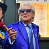 Michou - La République de Montmartre célèbre Radio Montmartre au restaurant La Bonne Franquette à Paris, le 22 avril 2015.