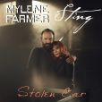 Mylène Farmer et Sting - Stolen Car - pochette du single publié le 28 août 2015.