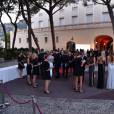 Arrivées le 5 septembre 2015 au dîner de gala de la Princess Grace Foundation - USA au palais princier à Monaco. L'acteur Robert Redford s'est vu remettre le Prince Rainier III Award, et le réalisateur Cary Joji Fukunaga (True Detective) le Princess Grace Statue Award.