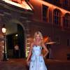 Victoria Silvstedt arrivant le 5 septembre 2015 au dîner de gala de la Princess Grace Foundation - USA au palais princier à Monaco. L'acteur Robert Redford s'est vu remettre le Prince Rainier III Award, et le réalisateur Cary Joji Fukunaga (True Detective) le Princess Grace Statue Award.