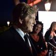 Robert Redford et sa femme Sibylle Szaggars-Redford arrivant le 5 septembre 2015 au dîner de gala de la Princess Grace Foundation - USA au palais princier à Monaco. L'acteur Robert Redford s'est vu remettre le Prince Rainier III Award, et le réalisateur Cary Joji Fukunaga (True Detective) le Princess Grace Statue Award.