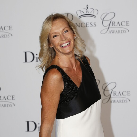 Estelle Lefébure - Dîner de Gala de la "Princess Grace Foundation Awards USA" au Palais de Monaco, le 5 septembre 2015. La princesse Charlène de Monaco et son mari le prince Albert II de Monaco accueillaient au Palais la cérémonie de remise des récompenses de la "Fondation Princesse Grace USA" ainsi que le dîner de prestige qui l'accompagnait. Les moments forts de cette soirée furent la remise de la statuette Princesse Grace au metteur en scène Cary Joji Fukunaga, et du trophée Prince Rainier III au couple Robert Redford et sa femme. Cette soirée était animée par l'actrice américaine J. Krakowski. "Princess Grace Foundation Awards USA" gala dinner, on September 5th 2015. An historic event at the Princely Palace... Prince Albert and Princess Charlene hosted the 2015 Princess Grace Awards Gala in their home at the Palace of Monaco. The evening celebrated the Princess Grace Foundation USA 33 years history of supporting emerging artists in theater, dance and film. The highlights of the evening included Princess Grace Statue winner director Cary Joji Fukunaga, and the Prince Rainier III Award was handed over to legendary actor and director Robert Redford and his wife. Gala host was actress J. Krakowski.05/09/2015 - Monte-Carlo