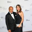Fawaz Gruosi et sa compagne Sophie Taylor le 5 septembre 2015 au palais princier à Monaco, lors du dîner de gala de la Princess Grace Foundation - USA qui a récompensé l'acteur Robert Redford (Prix Prince Rainier III) et le réalisateur Cary Joji Fukunaga (Prix Princesse Grace).