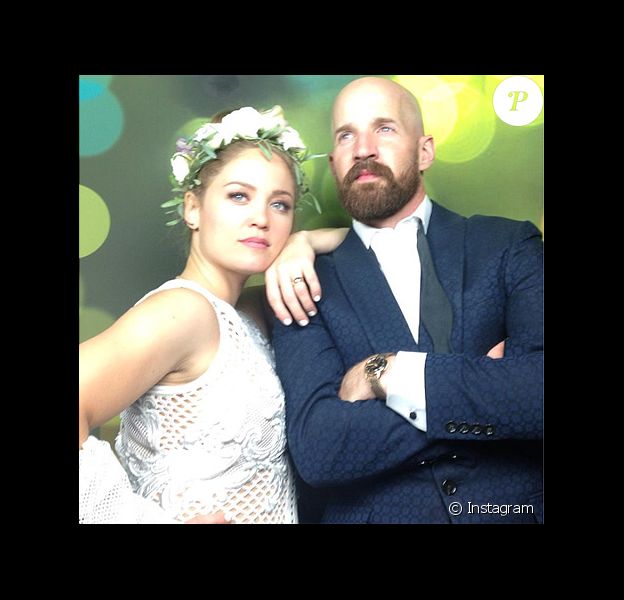 Cole Maness et Erika Christensen se sont mariés en septembre 2015. Photo postée sur le compte Instagram du cycliste.