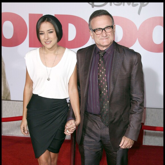 Zelda Williams et son père Robin Williams à la première de Old Dogs à Hollywood le 11 septembre 2009