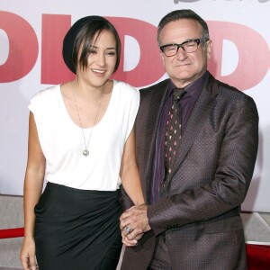 Zelda Williams et son père Robin Williams à la première de Old Dogs à Hollywood le 11 septembre 2009