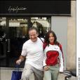 Robin Williams et sa fille Zelda à Paris le 28 juillet 2003